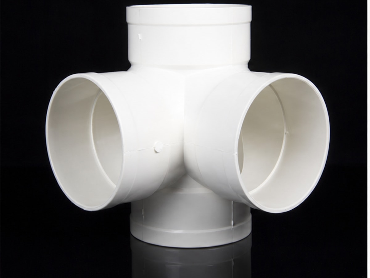 Pvc Right Angle Cross — מבט מוצר ראשי